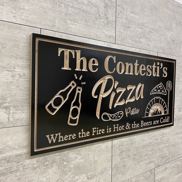 Brick Oven Pizza Sign